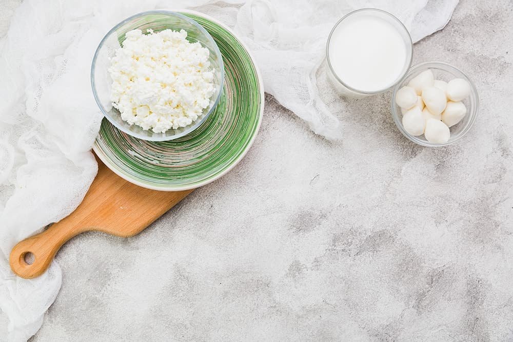Ricotta kaas als gezonde eiwitrijke tussendoortjes gebruiken