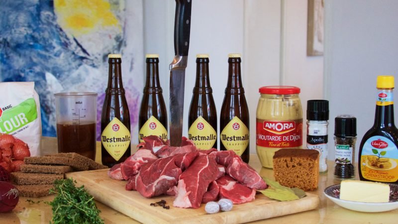Antwerpse stoofpot van rundvlees en Westmalle Tripel