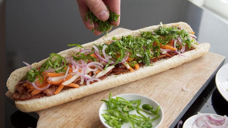 Vietnamees broodje banh mi