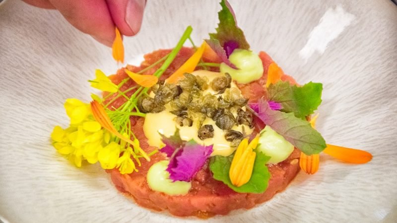 Vegetarische steak tartare