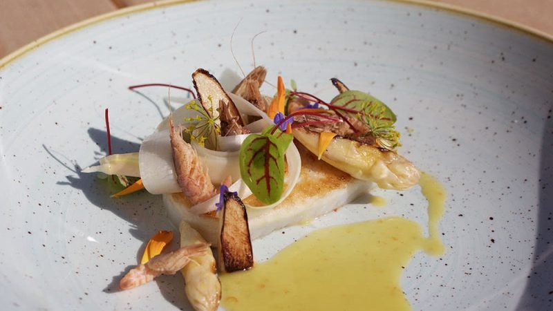 Tarbot recept met garnalen