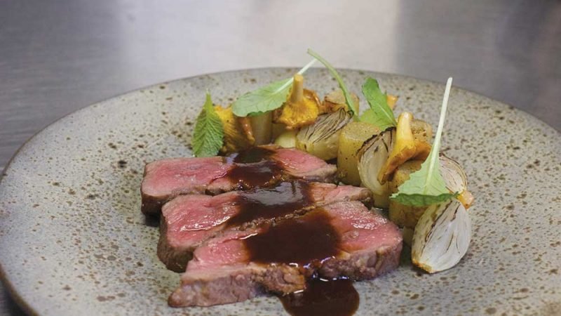 Hertenrugfilet uit de oven