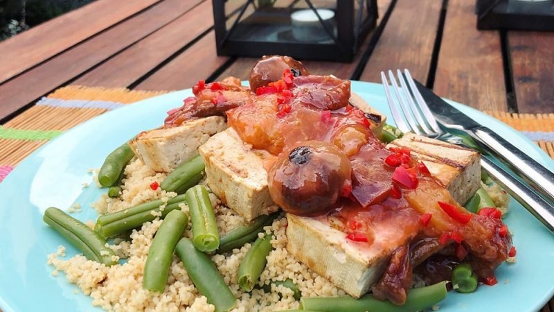 Couscous met sperziebonen