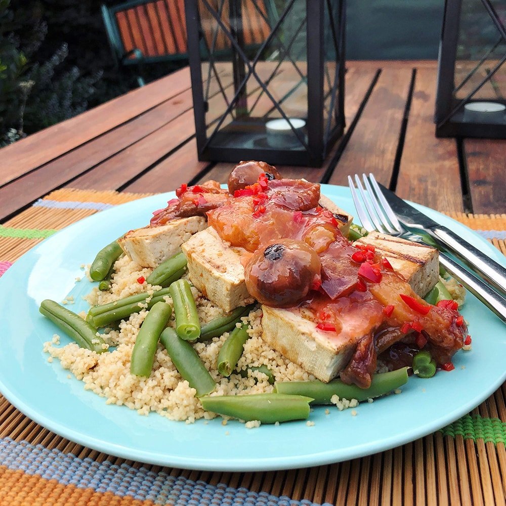 Vegetarisch weekmenu Couscous met sperziebonen