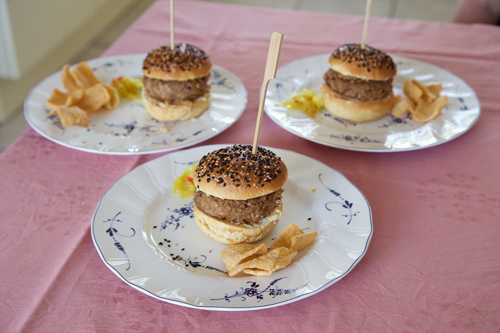 Vegan bonen burger