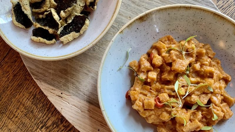 Aubergine curry vegan recept