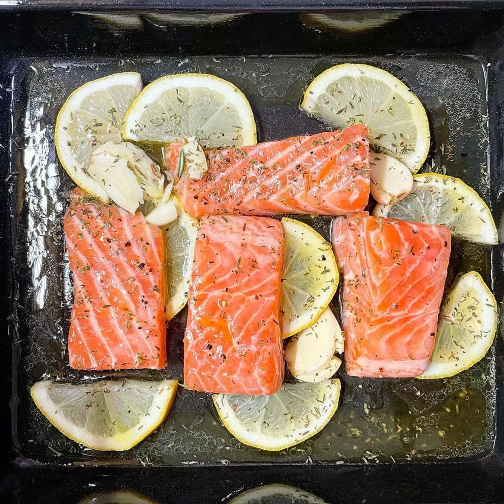 Stomen in een ovenschaal