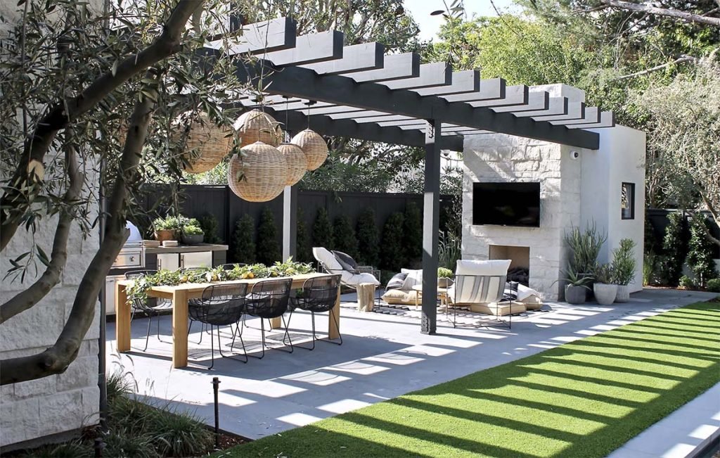 Ibiza style outdoor keuken overkapping