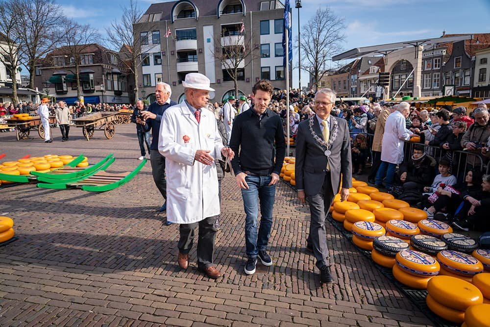 Kaasmarkt Alkmaar burgemeester