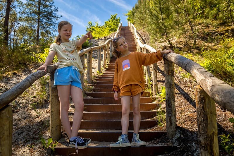 Op weg naar Zwarte blink in de Schoorlse duinen