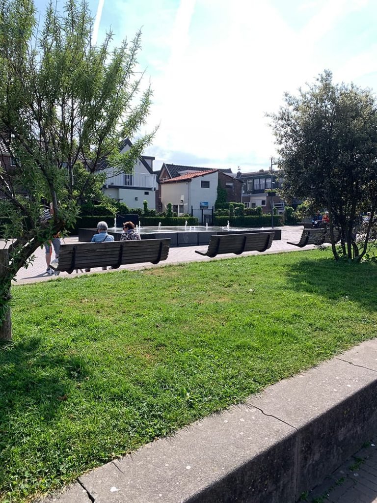 Plein in het centrum