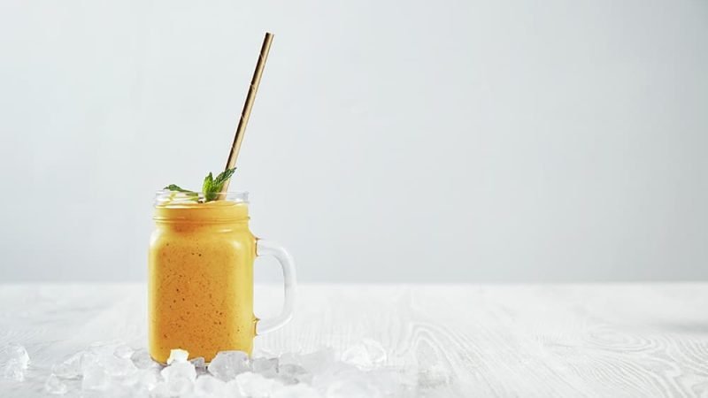 smoothie met mango en haver