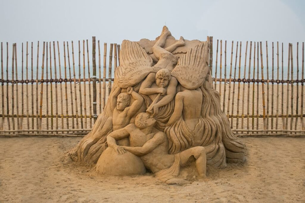 Zandsculpturen activiteit