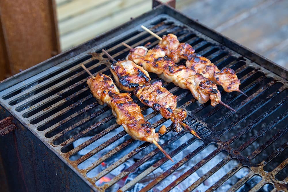 Teriyaki kipspiesjes recept grill