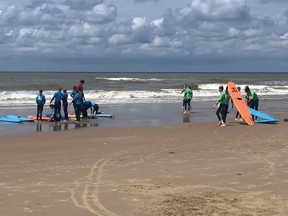 Activiteiten op het strand van Bloemendaal