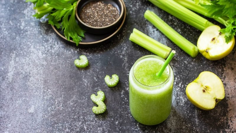 Bleekselderij sap recept