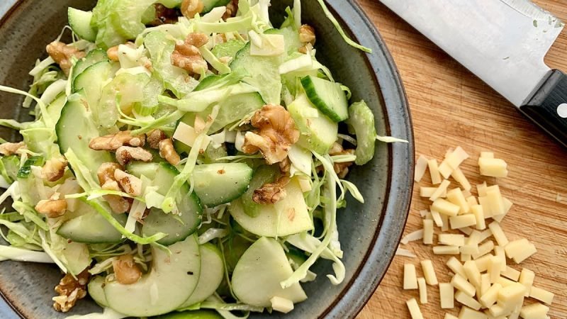 Koolsalade recept met appel