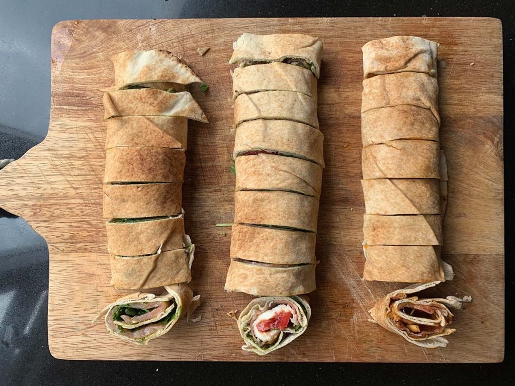 Wraps hapjes maken de luxe picknick helemaal af