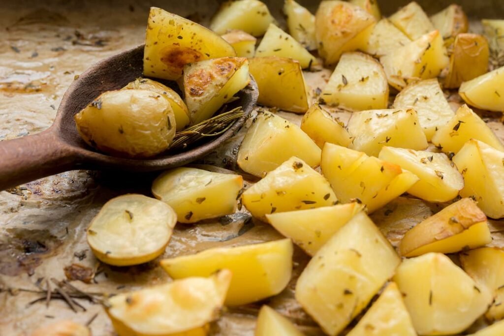 Aardappel in de oven met schil bakken