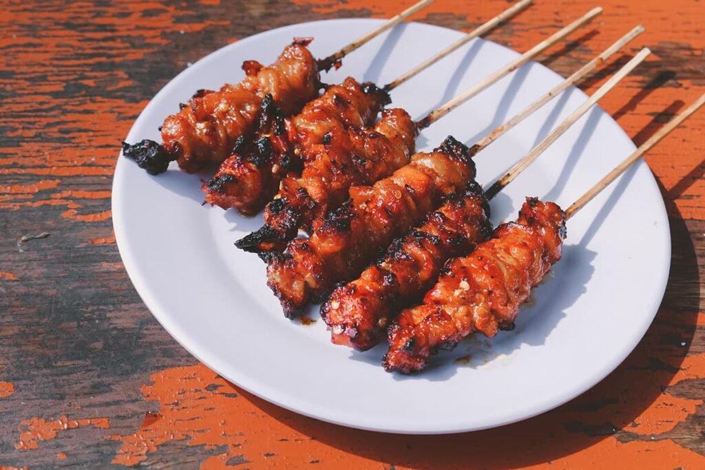 Kip ketjap marinade gegrild