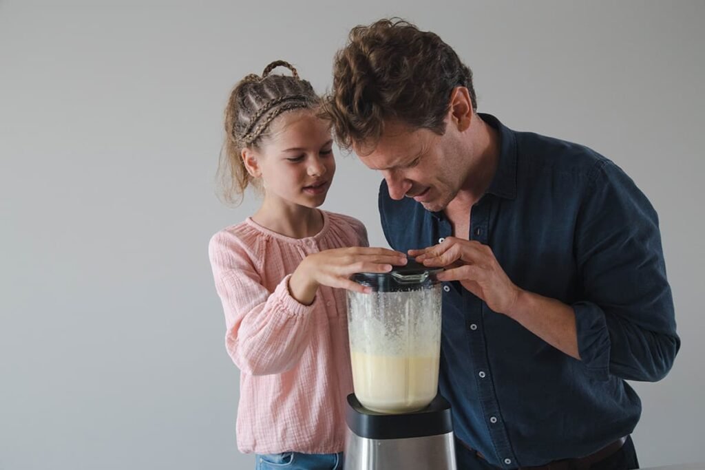 Bananenbrood beslag in keukenmachine