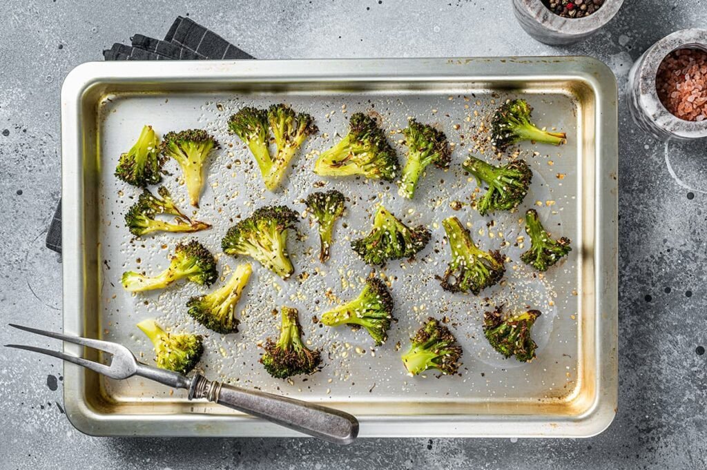 Geroosterde broccoli uit de oven