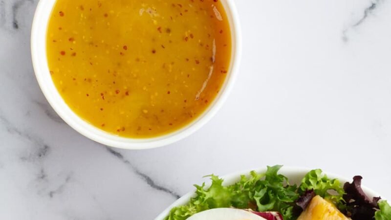 Honing mosterd vinaigrette maken