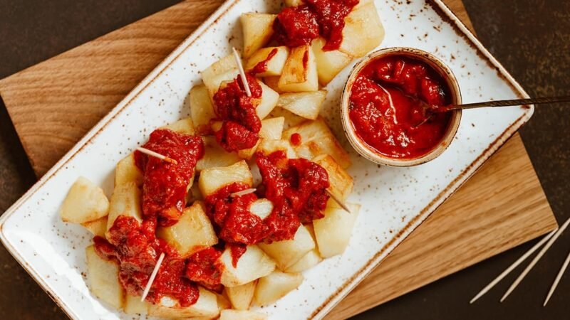 Patatas bravas Spaans tapas gerecht