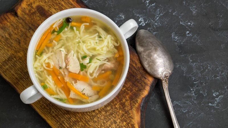 Snelle kippensoep recept