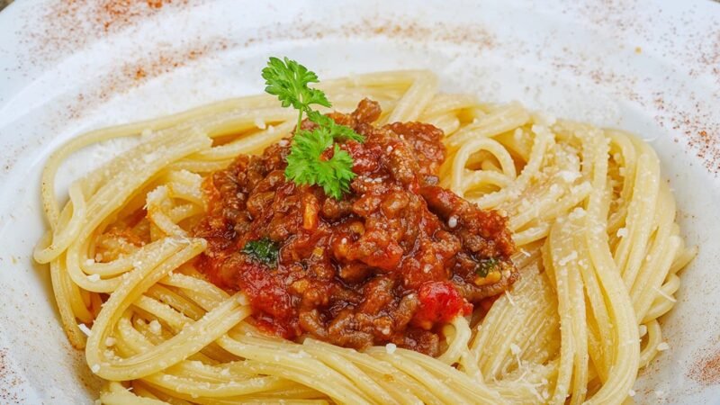 Klassieke pasta bolognese