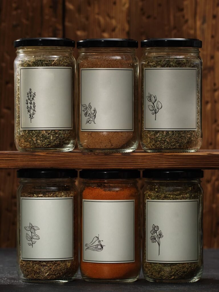 Gedroogde kruiden sorteren