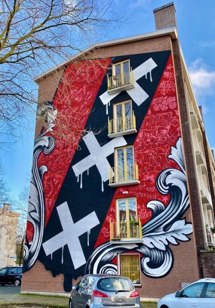 Street Art Amsterdam foto Velvet Escape