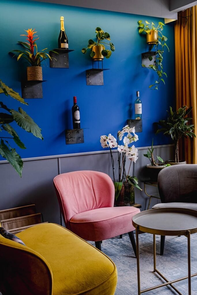 Sfeervolle lounge bij Hotel Keur