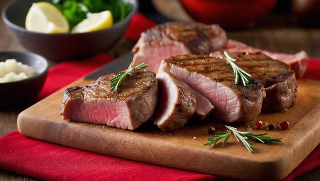 Smaakvolle gebakken varkensfiletlapjes