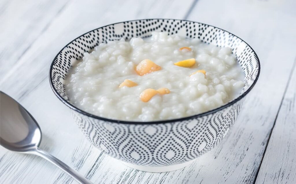 Rijstepap met fruit
