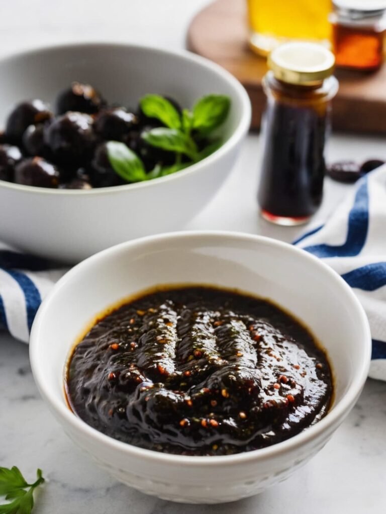 Balsamico kip marinade met een beetje pit