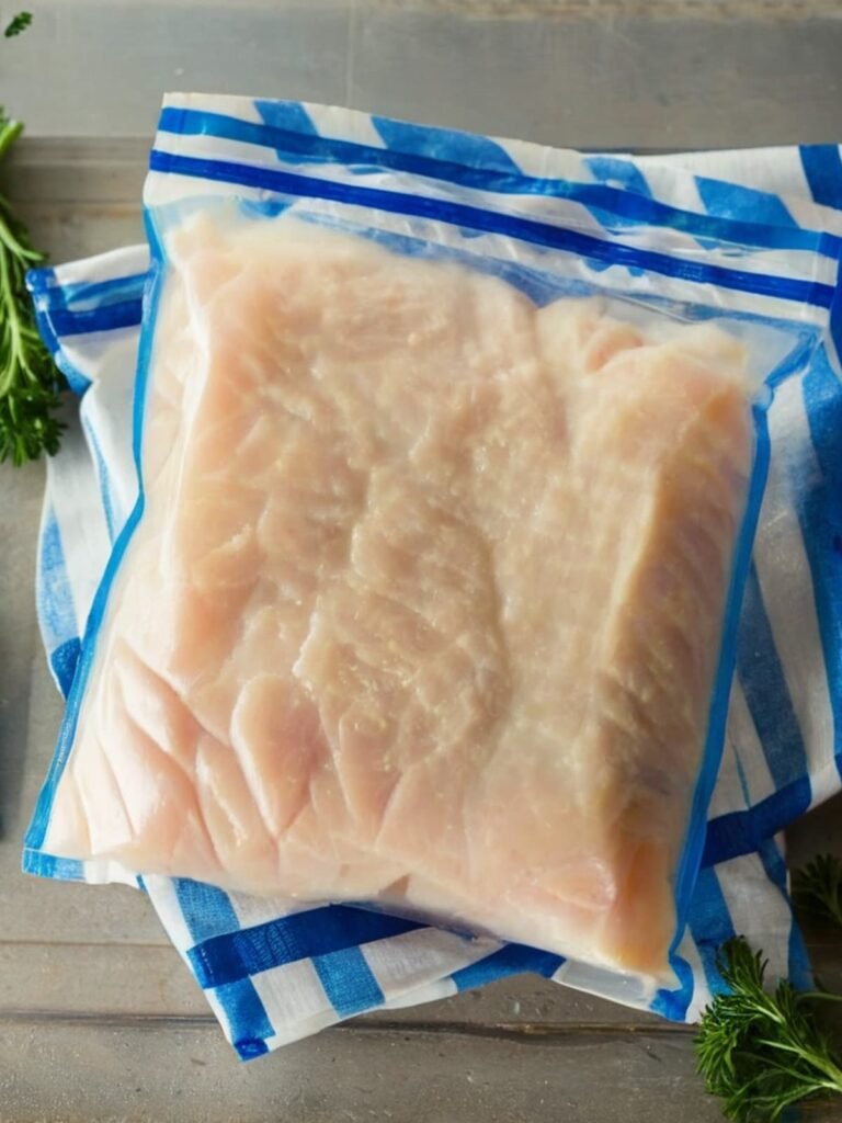 Citroen yoghurt marinade bewaren in een diepvrieszak