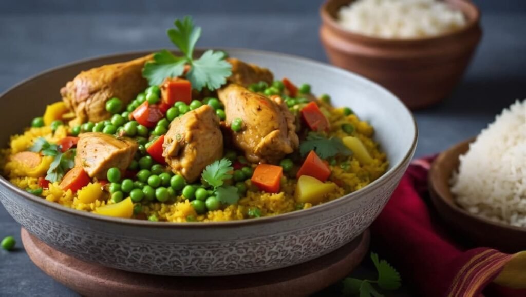 Kip curry met bloemkoolrijst