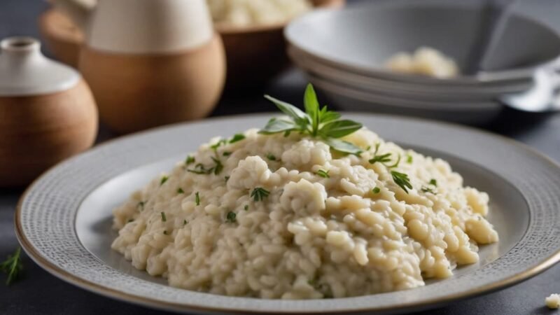 Romige risotto bloemkoolrijst