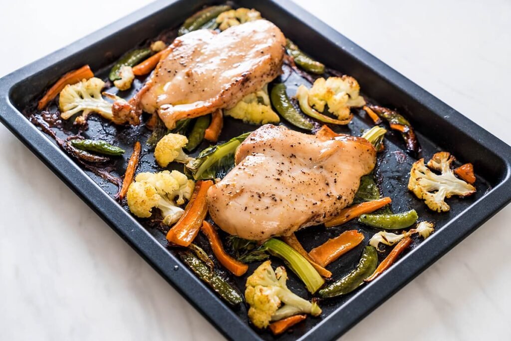 Gebakken kipfilet in de oven