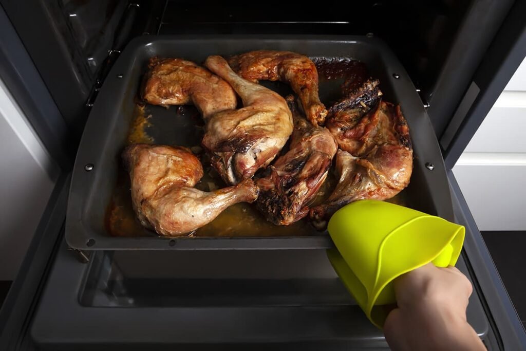 Kippenpoten in de oven