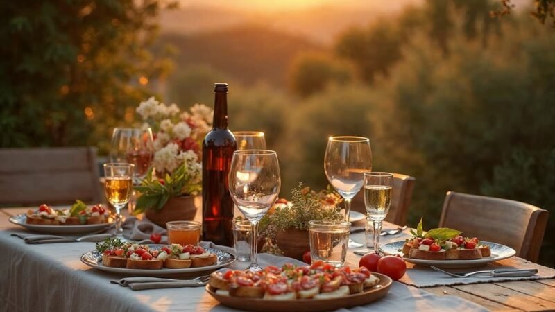 Tafel dekken als een Italiaan