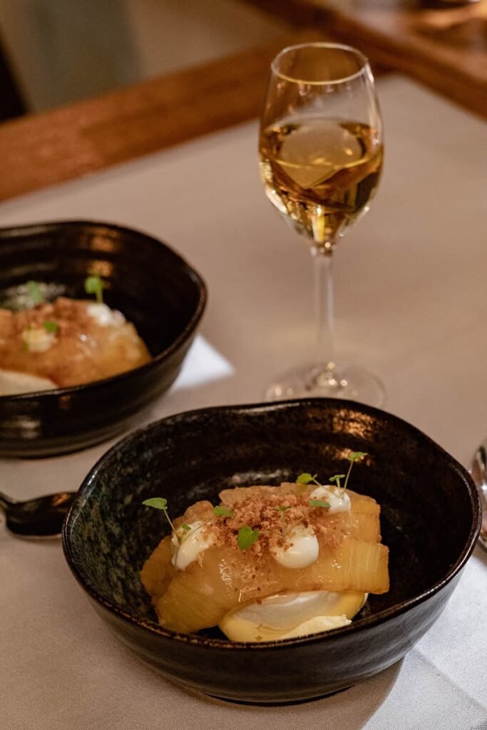 Een fantastisch verfijnd dessert bij JT Mos in Hoorn