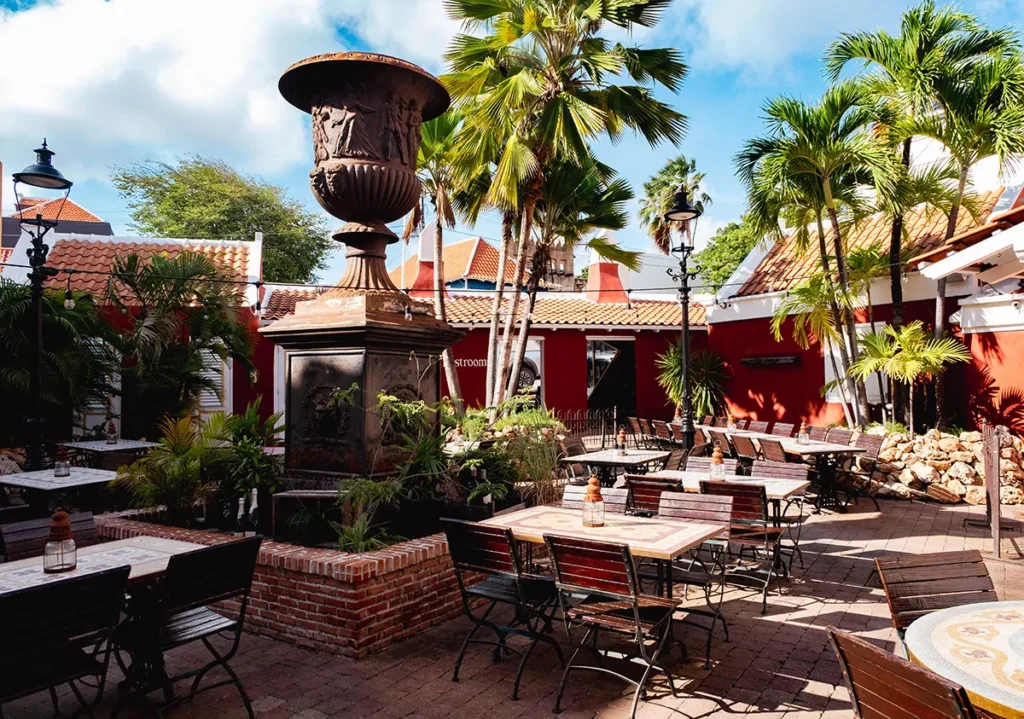 De achtertuin bij de Gouverneur