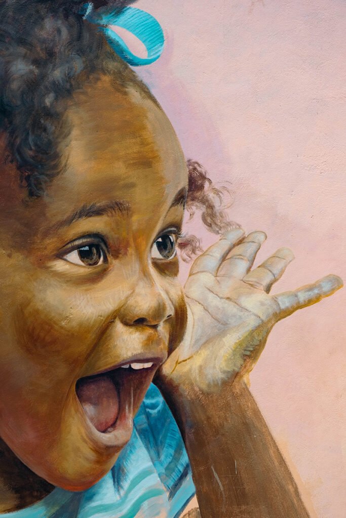 Muurschildering in Otrobanda